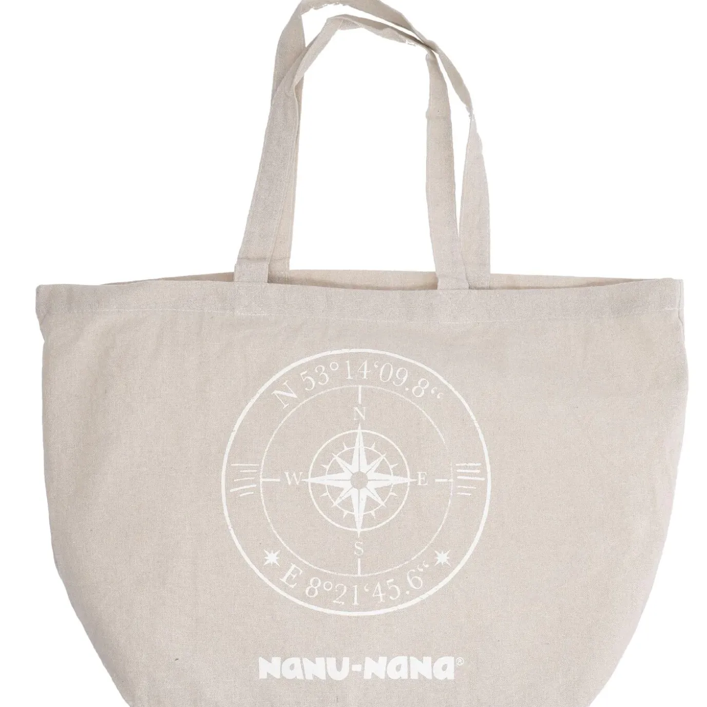 Tasche Nanu-Nana, Kompass, Natur, 60 X 37 Cm