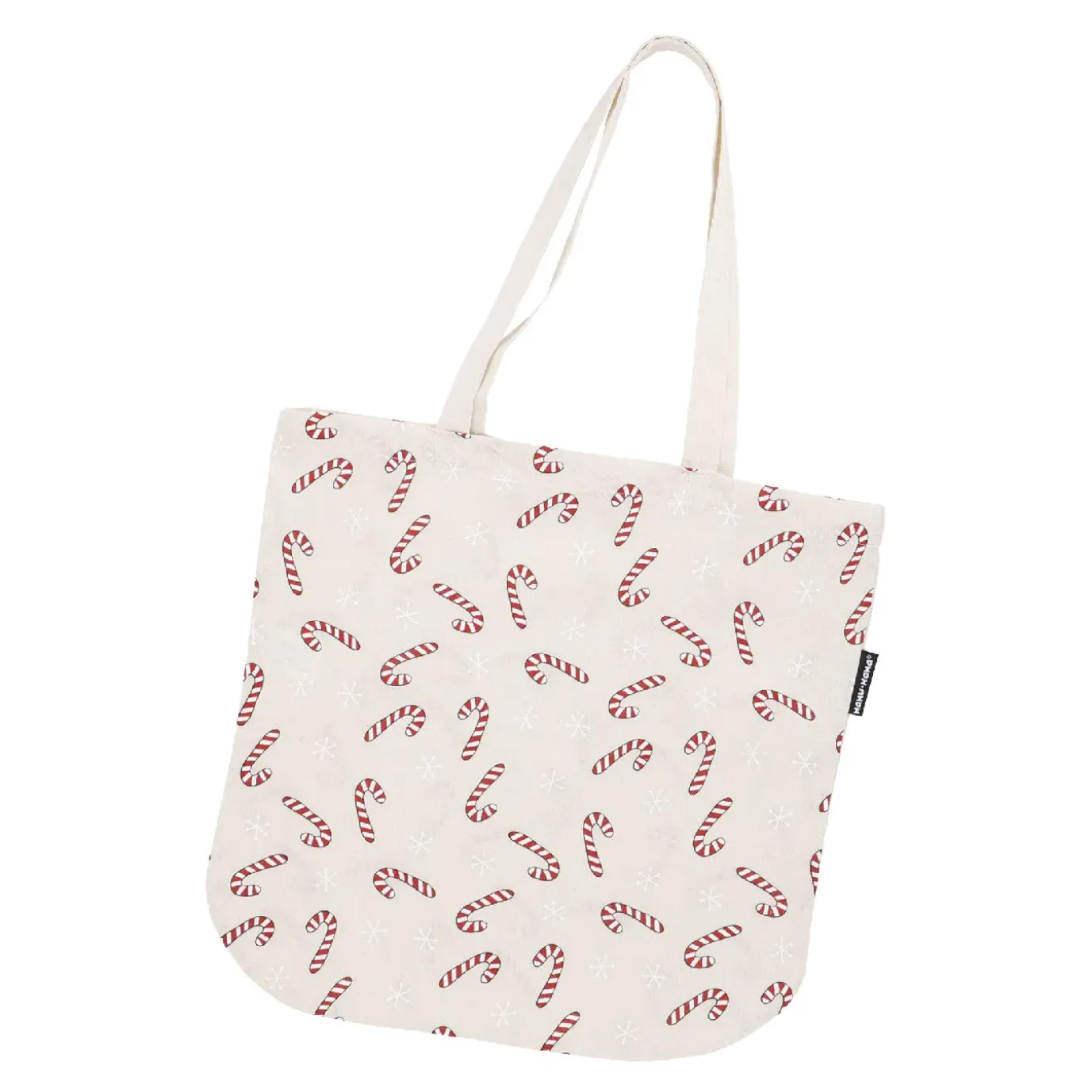 Tasche Nanu-Nana, Zuckerstange/weiß, 38 X 37.5 Cm
