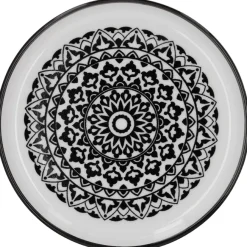 Teller China, Orient, Schw/wss, 16.5 Cm