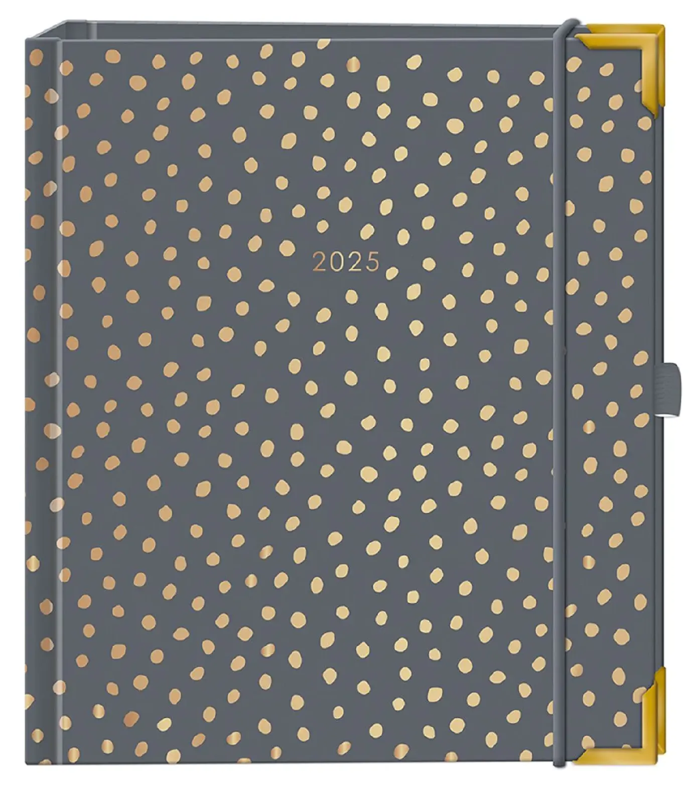 Terminplaner Premium 2025, Dunkelgrau
