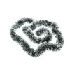 Tinsel-Girlande, Grün/weiß, 2 M