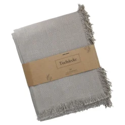 Tischdecke Fransen, Taupe, 140 X 200 Cm