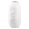 Vase Struktur, Weiß, 27 Cm
