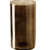 Vase Zylinder, Braun, 16 X 29 Cm