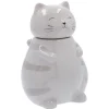 Vorratsdose Katze, Grau, 20 Cm