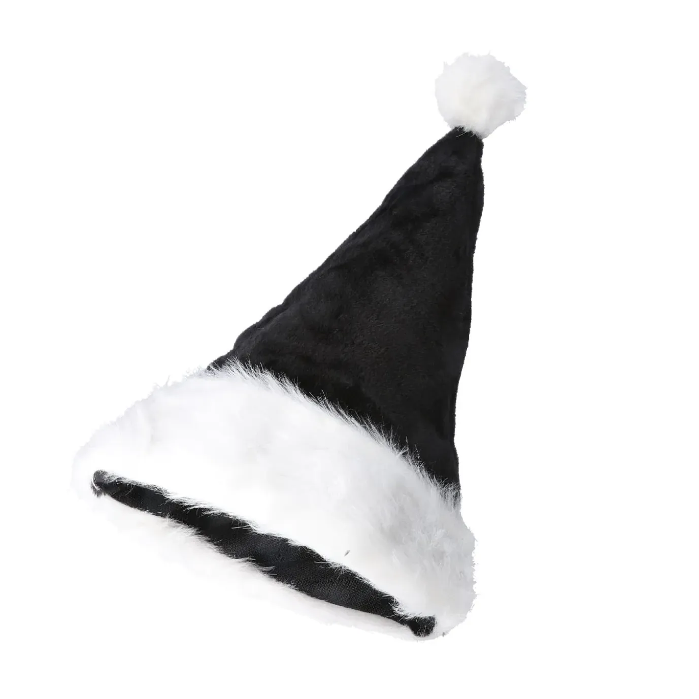 Weihnachtsmütze Fancy, Schwarz/weiß