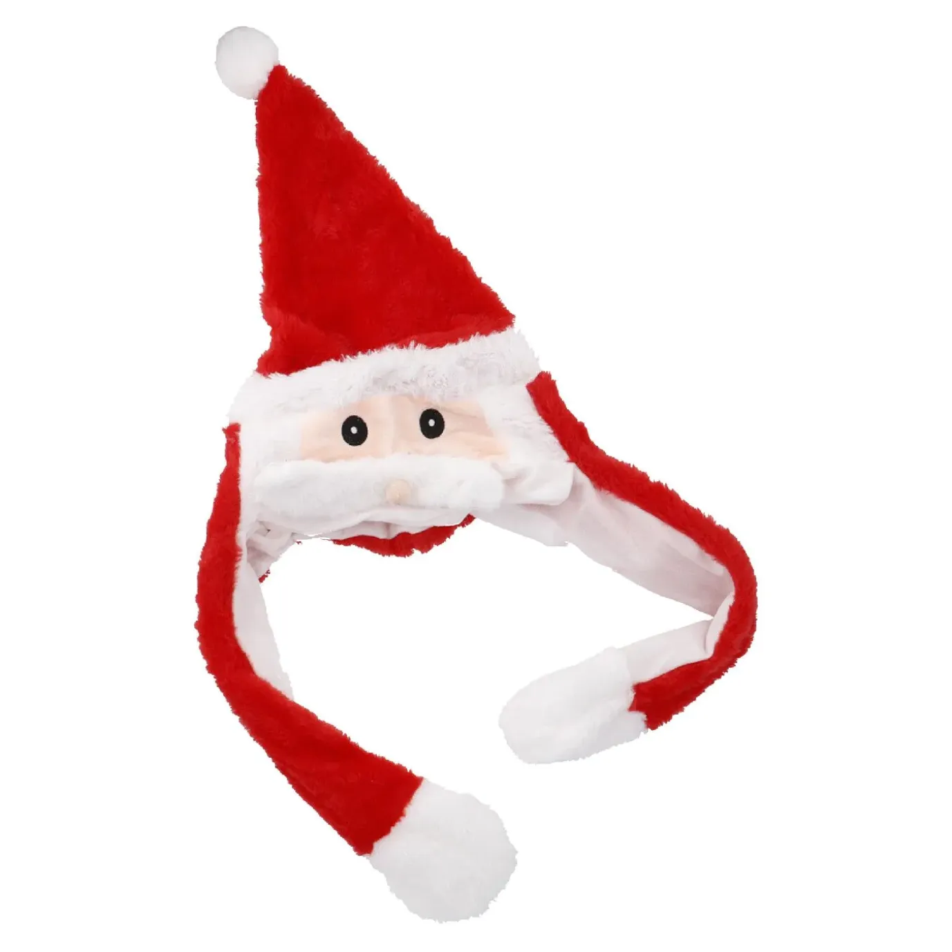 Weihnachtsmütze, Klappbar