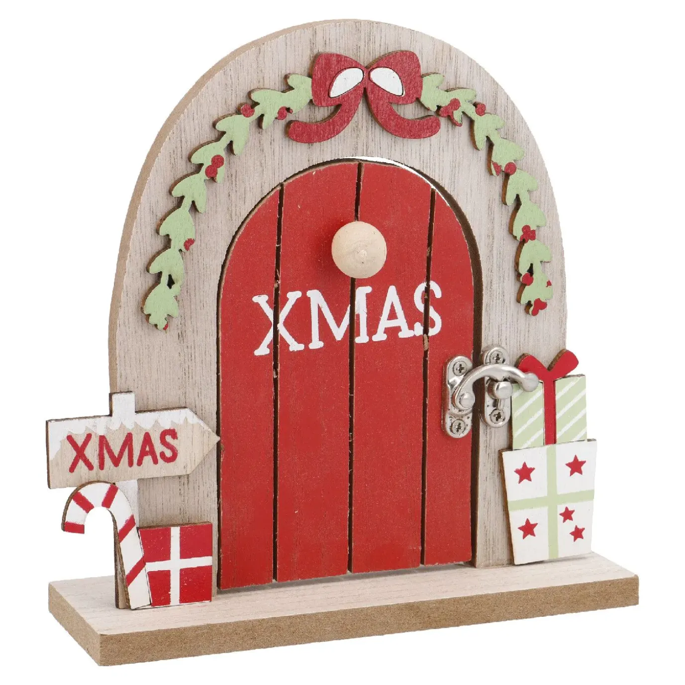 Wichteltür Bogen, XMAS, 16 Cm