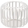 Windlicht Metall, Weiß, 10 X 8 Cm
