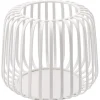 Windlicht Metall, Weiß, 15 X 12.5 Cm